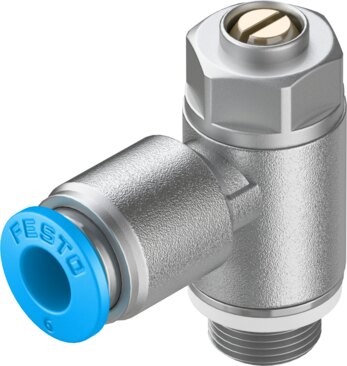 Festo GRLZ-1/8-QS-6-D (Supply air one-way ow control function, порт QS-6) 193158
